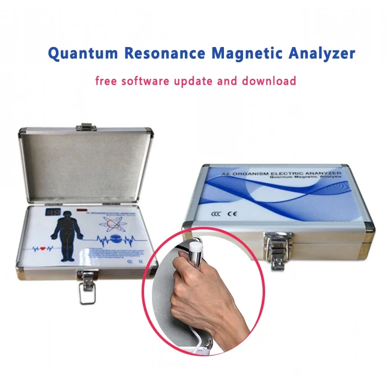Hand Sensor quatum Resonance Magnetic analyz English Full Body analyz quatum Health analyz