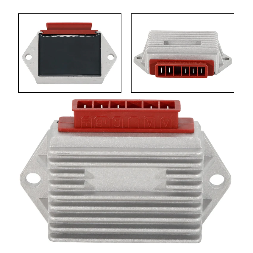 Motorcycle Voltage Regulator Rectifier For Aprilia Compay 50 Habana 125 Mojito 50 SR 50 AC Sportcity 50 2T OEM:9825570 9.8255.70 view 2
