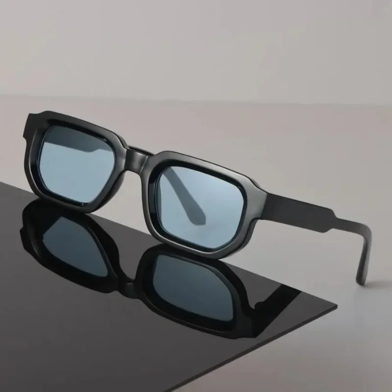Sexy Square Sunglasses Women Men Black Sun Glasses Cool Designer Eyewear Luxury Colorful Mirror Lens Brand view 5