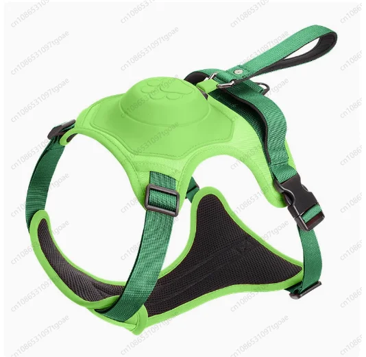 

Новая взрывозащищенная красная нагрудная шлейка для домашних животных, шлейка для собак среднего размера, тяговая веревка для домашних животных, противоударная и шея, товары для домашних животных