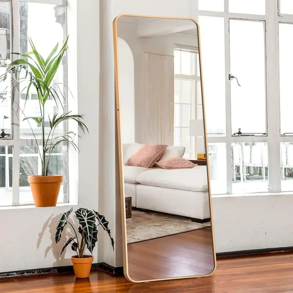 

Full Length Mirror Large Floor Mirror Stand Wall Fulls Lengths Body Mirrores Standing Hanging Leaning Against Wall Mirrors Gold