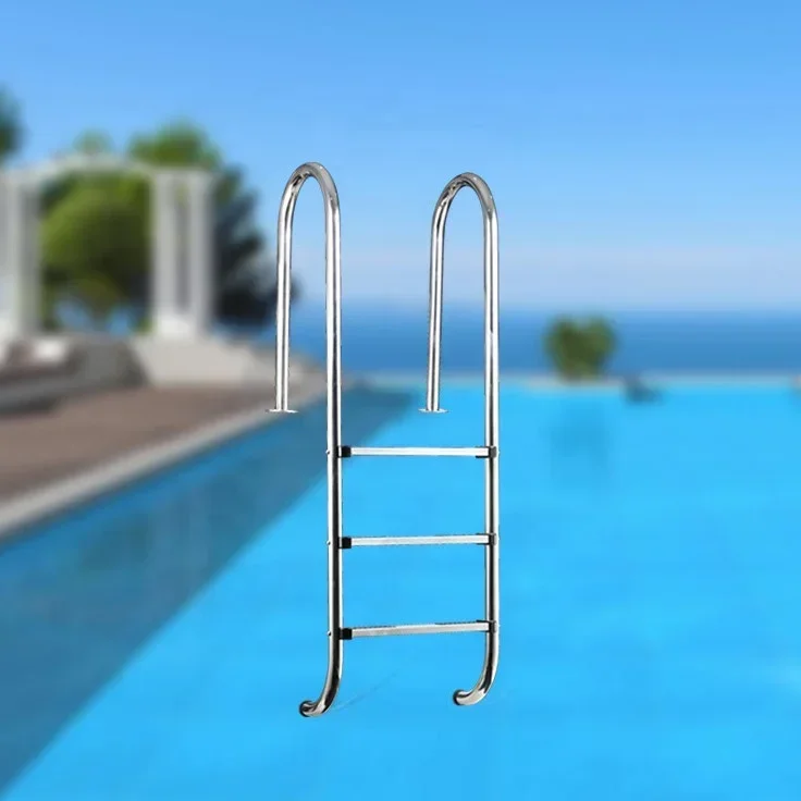 

2026 High Quality Stainless Steel Pool Ladder 2 to 5 Steps Swimming Pool Escalator