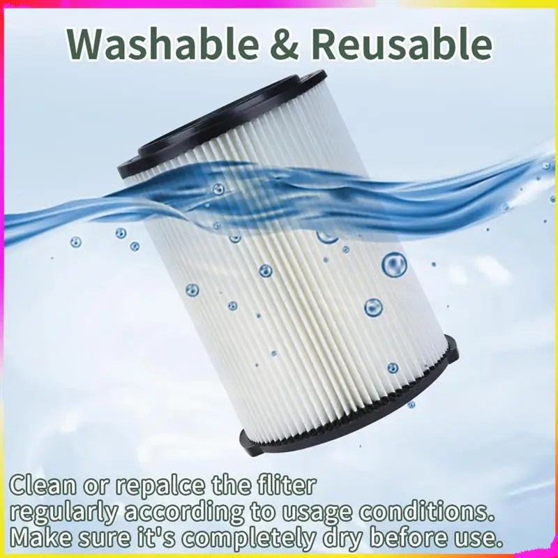 Filtro VF4000 de repuesto M04K para aspiradora en seco y húmedo Ridgid 72947 de 5-20 galones, aspiradora Husky de 6-9 gal para Craftsman 17816