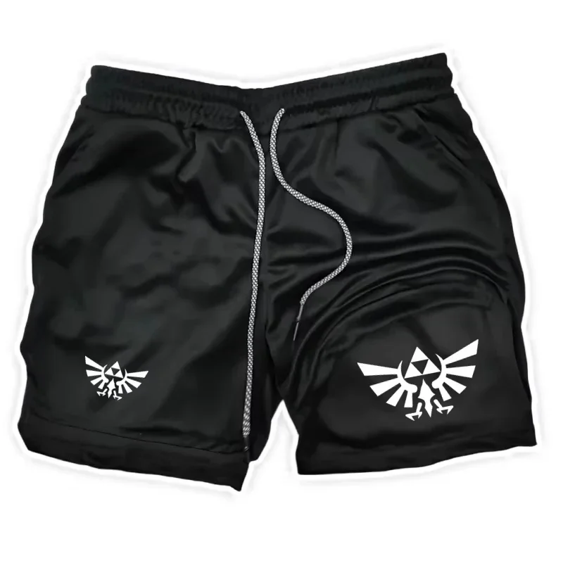 Zelda Themed Men's 5-Inch Workout Shorts | Quick Dry Loose Fit for Basketball, Running & CasualZY0077 Wear
