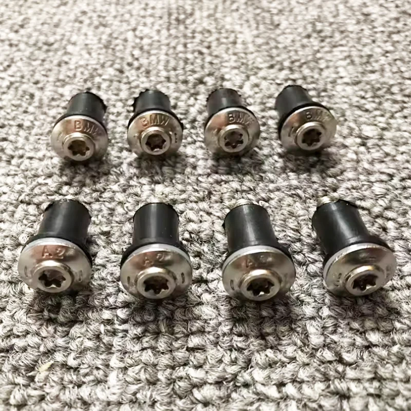 

8x Front windshield stainless steel A2 screw nut For BMW S1000RR HP4 2009 - 2014