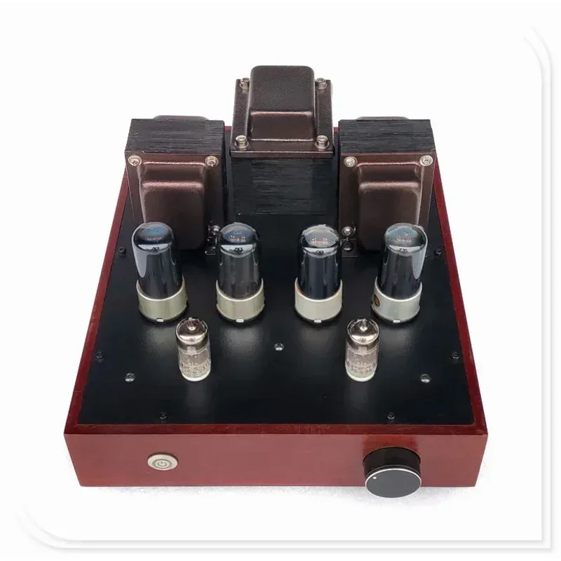 Latest Upgrade 6V6 6P6P -PullTube Power Amplifier, 12AX7 Push，10WX2，Frequency Response 20HZ-20KHZ