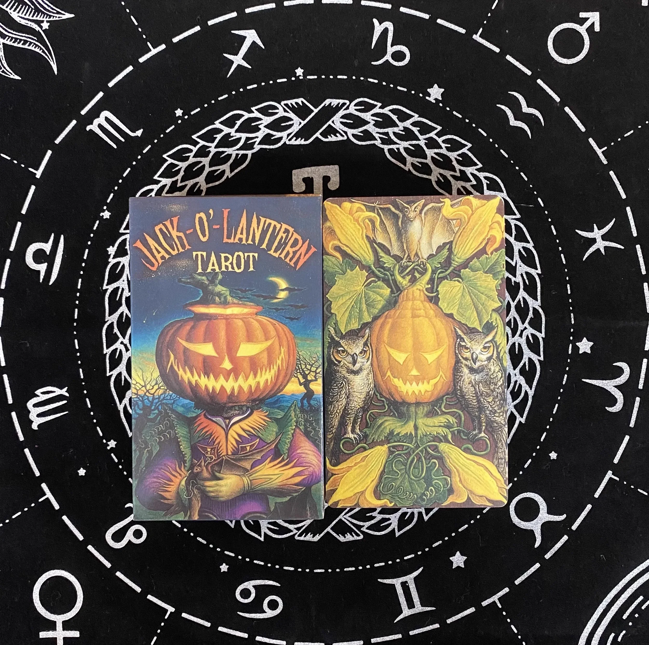 10.3*6cm Jack-O-Lantern Tarot Tarot Deck Card Games 78 Pcs Cards