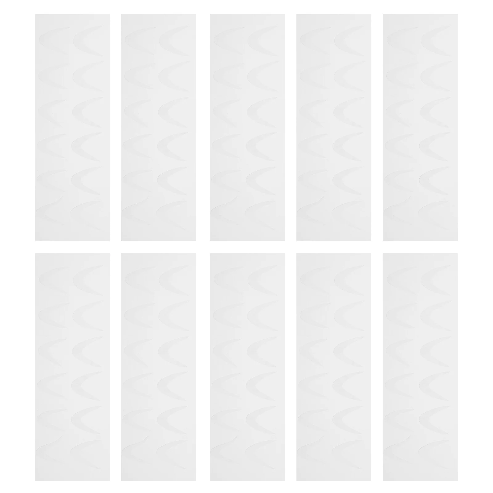 

10 Sheets Silicone Nail Film French Manicure Extended Film Soft Traceless French Nail Auxiliary Manicure Supply