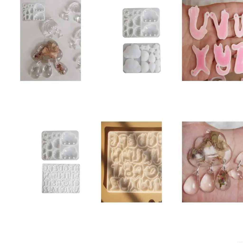 

Craft Silicone Mold Cats Letter Star Pendant Design Resin Soap Making Tool