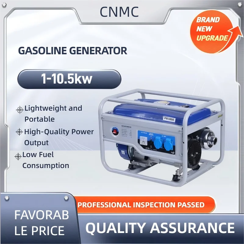 

5500W 420CC 1-Cylinder Inverter Generator, 4-Stroke Remote Start, Air-Cooled, Quiet, for Home Use