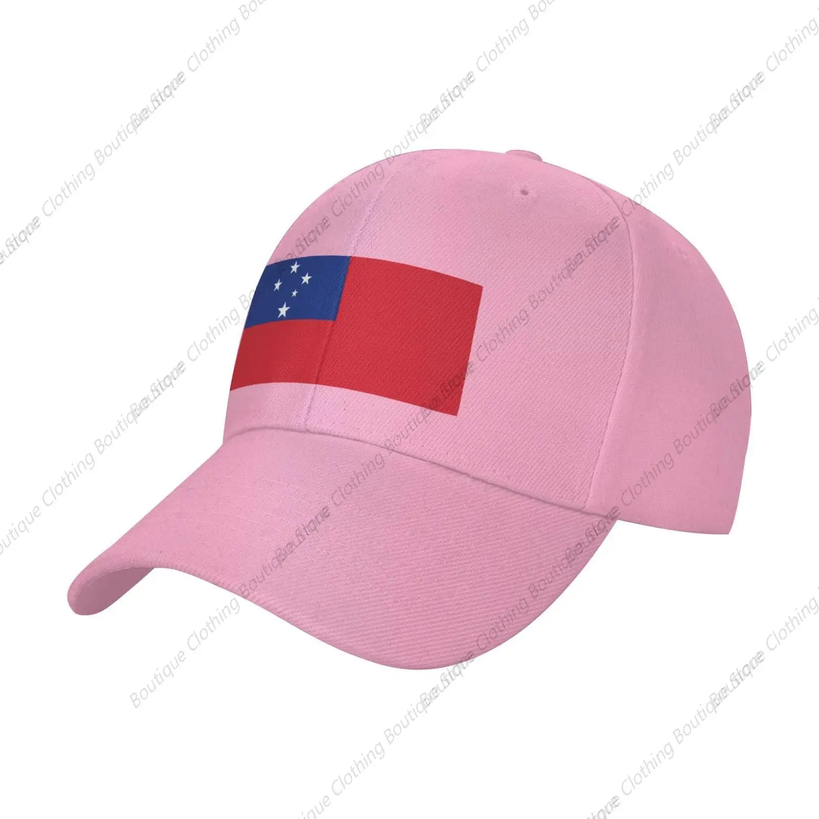 

Adjustable Flag of Samoa Baseball Cap Women Men Hat Truck Driver Baseball Caps Sun Hats Pink