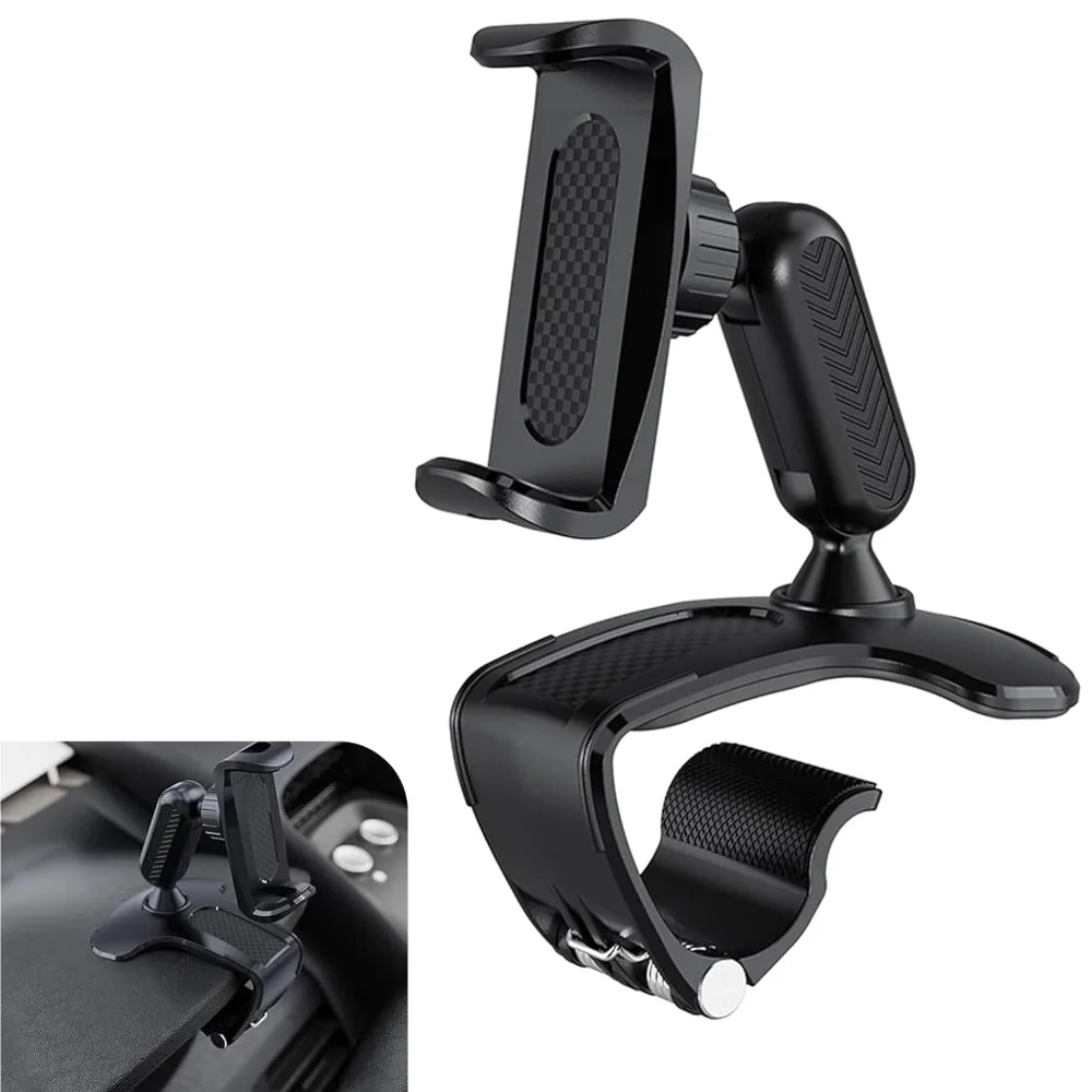 Держатель для телефона на приборной панели, поворотный