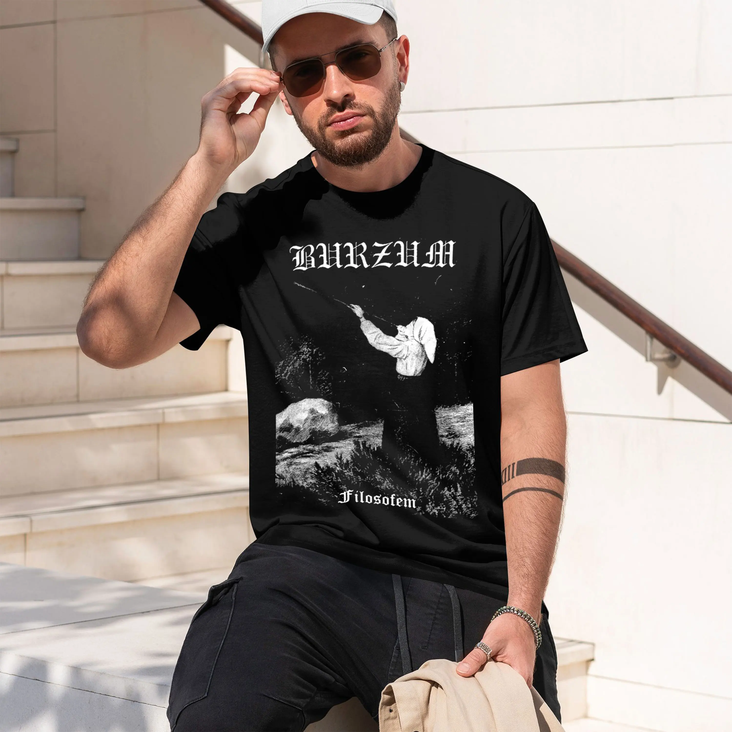 2026 New Model Men’s Short-sleeve washed T-Shirts Burzum Heavy Graphic Gifts Mens Women T Shirts Vintage Streetwear Tees Short S