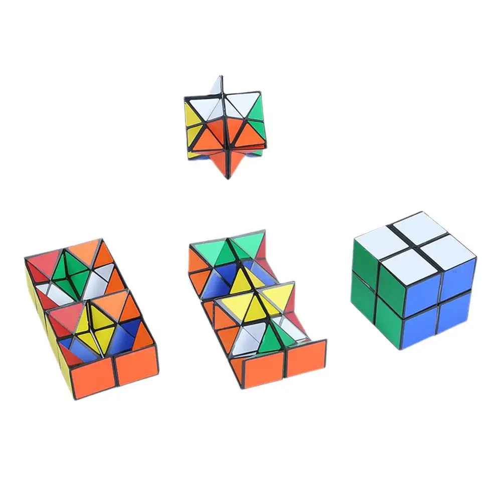 Kreativer Stern Geometrischer Magnetwürfel Vielseitiges Unendliches Antistress-Schreibtischspielzeug aus ABS-Material Wasserdichter Zauberwürfel – Detail 2