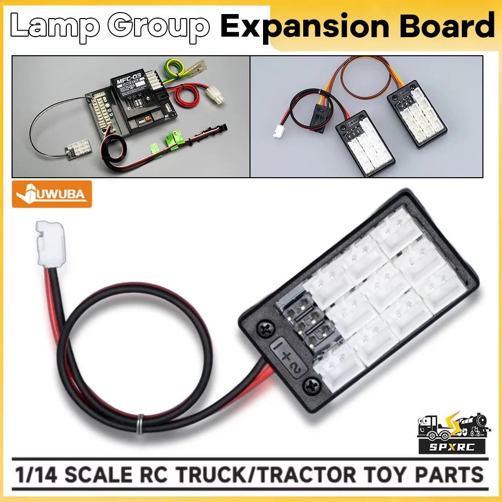 770S Lamp Group Expansion Board Four-In-One PH2.0 Expansion Module For 1/ 14 Tamiyaa RC Truck Tractor Scaniaa Toy Model Parts