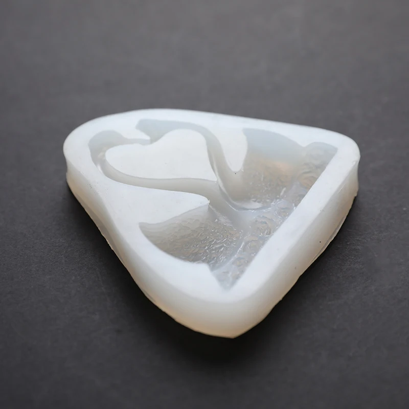 1PC Couple Swan Shape Silicone Mold Fondant Chocolate Resin Aroma Stone Soap Mold For Pastry Cup Cake Decorating Kitchen Tool