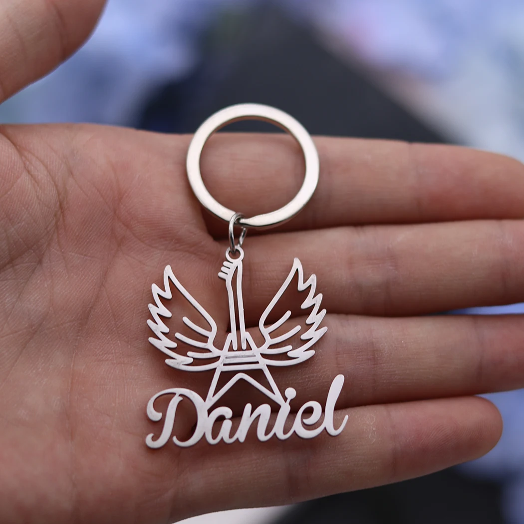 Cxwind персонализированные брелки с именем и буквами из нержавеющей стали, брелок для ключей с именем на заказ для мужчин, уникальный ювелирный брелок, подарок, новый Cxwind персонализированные брелки с именем и буквами из нержавеющей стали, брелок для ключей с именем на заказ для мужчин, уникальный ювелирный брелок, подарок, новый