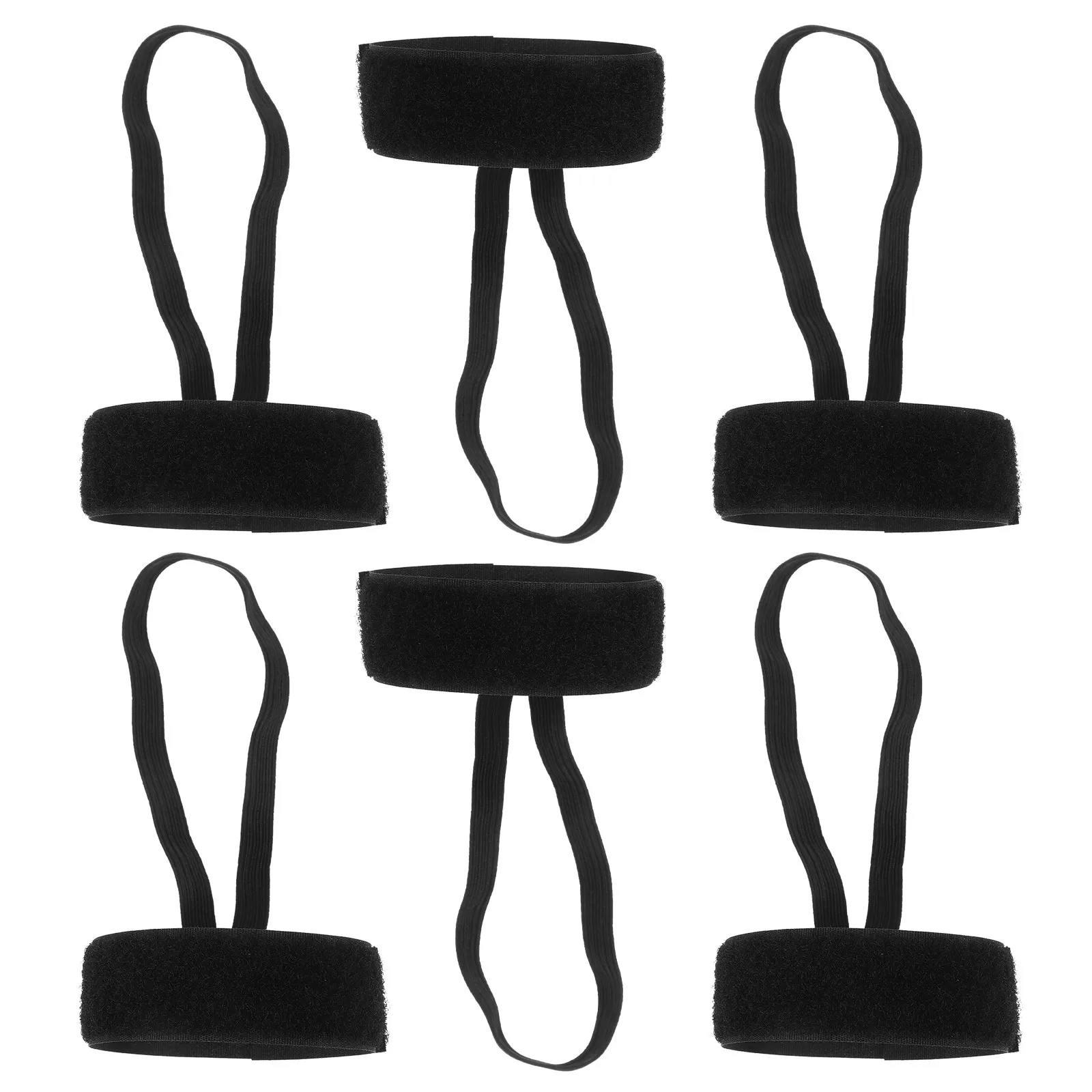 6Pcs Football Referee Wristbands Long-Lasting Elastic Sticky Band Comfortable Referee Gear Match Indicator