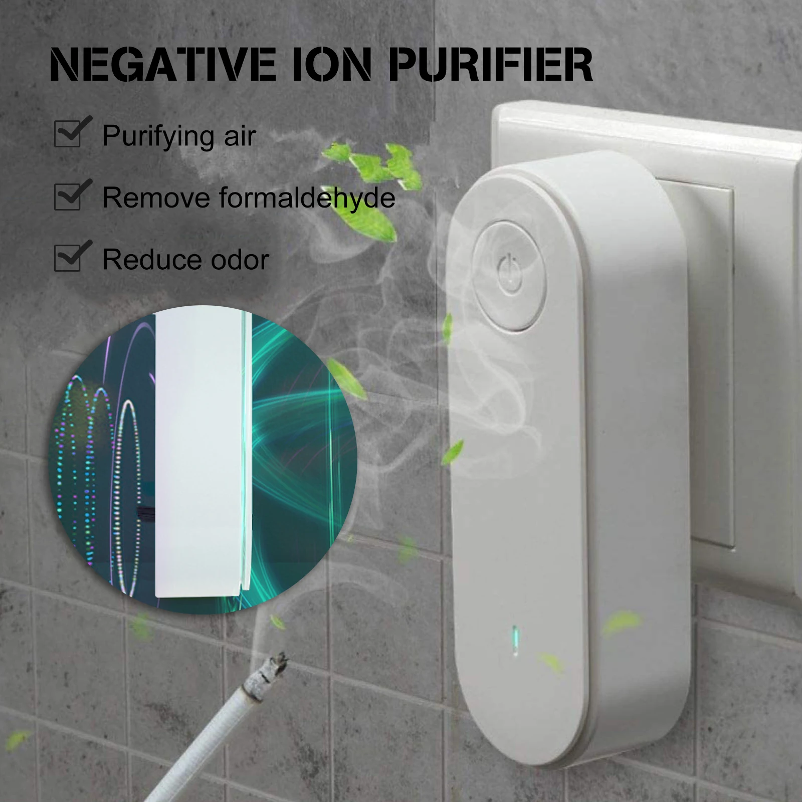 Smart Air Purifier Odor Purifier Pet Deodorizer Kitchen Odor Purifier Smoke Smell Removal Household Products