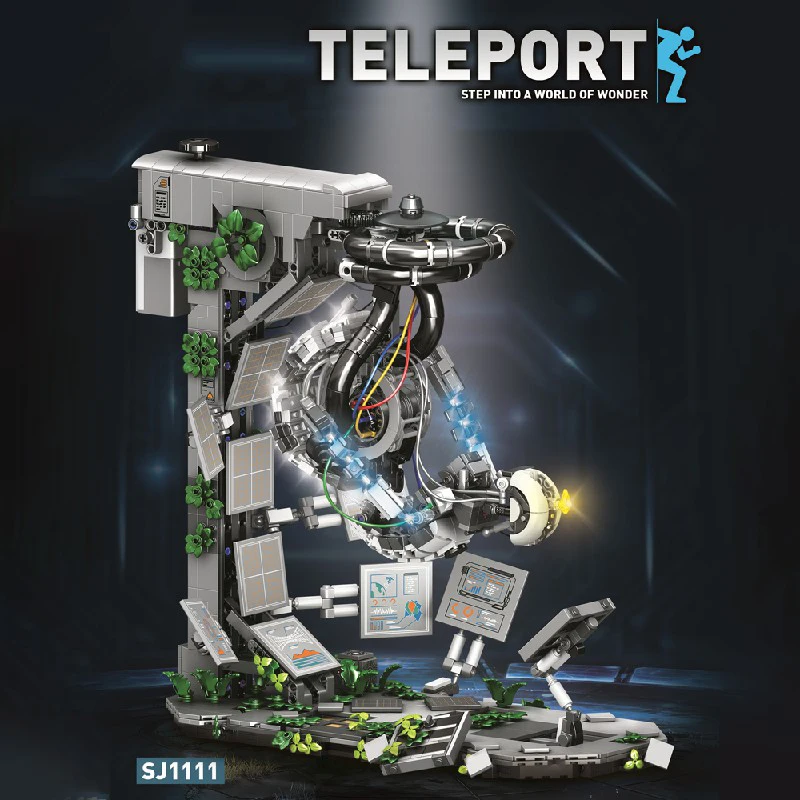 GLaDOS - Portal 2 Conjuntos de Blocos de Montar Criativos, Kit de Modelo Técnico Educacional, Brinquedos para Meninos, Presente para Adultos e Crianças, 1976PCS
