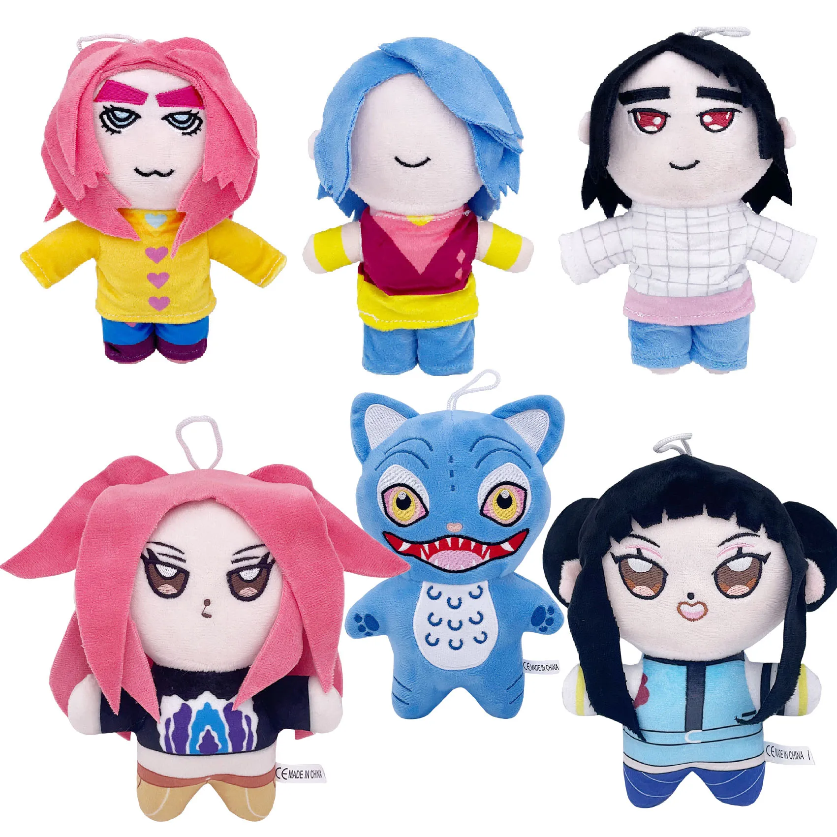 Anime Kpop Demon Hunters peluche BTS, TXT, Sty Kids,ATEEZ,MONSTA X,BIGBANG figura Monster Hunt Group muñeco de peluche de juguete para regalo de seguidores