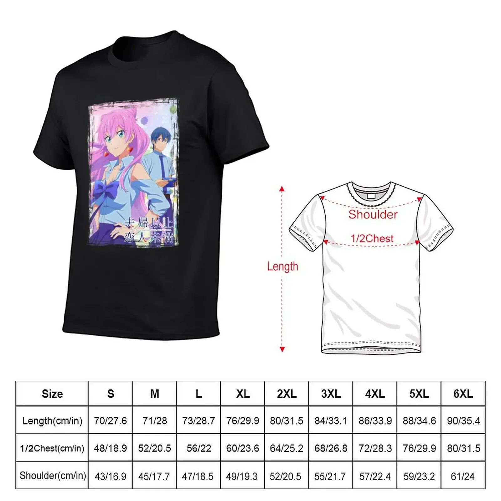 more than a married couple but not lovers T-Shirt sweat summer top mens graphic t-shirts anime