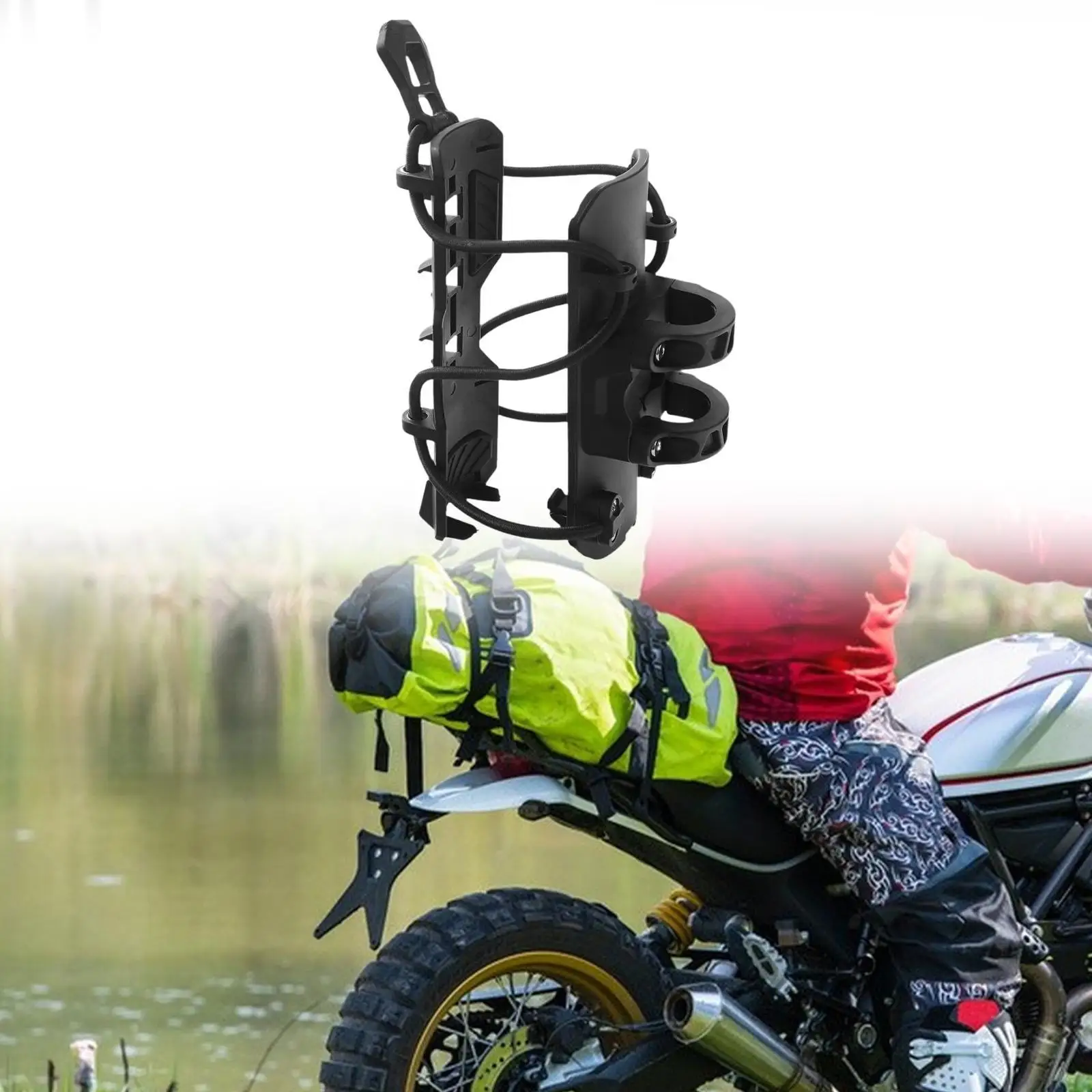 Motorcycle Cup Holder Easy Installation Practical Motorbike Drink Holder