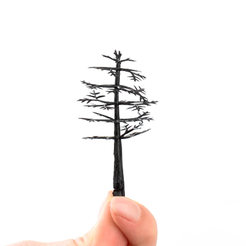 Miniature Trees Trunk Model Plastic Cypress Micro Landscape Making Simulation Tree Train Railway Layout Diorama Scene