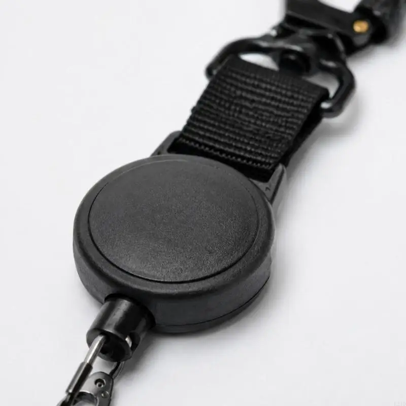 Retractable Reels Tethers Safety Lanyards with Webbing Link for Card and