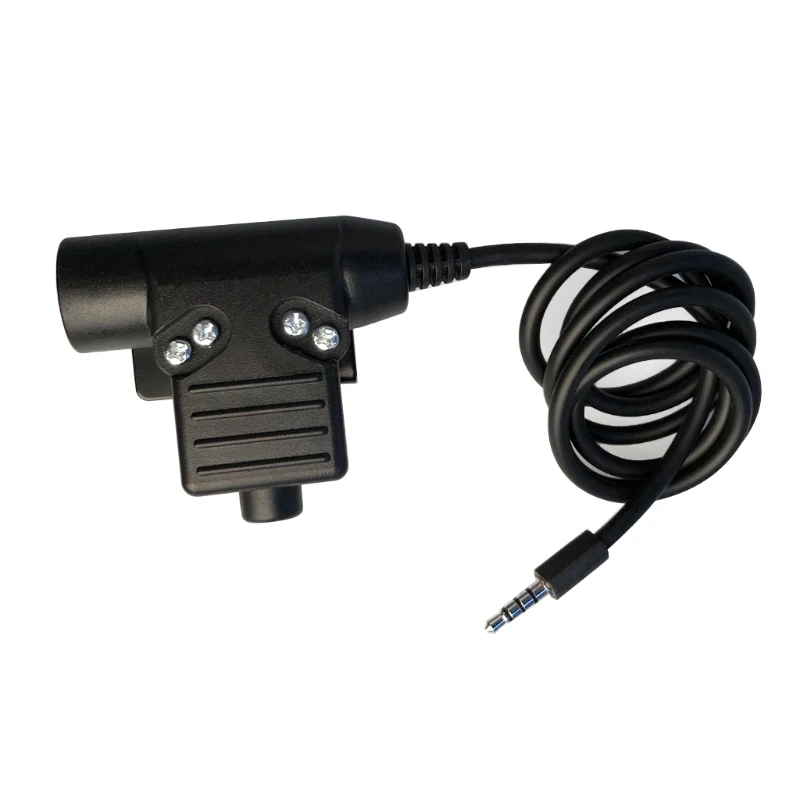 Adaptor Militer Headset PTT U94 untuk Z-tactical untuk Ponsel Steker 3.5Mm