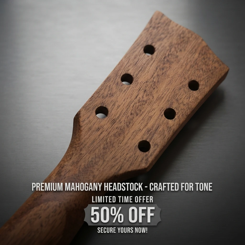 Vintage Solid Mahogany LP Neck, Precision Fitted 22F Rosewood Fretboard, Smooth Hand Polished Surface for Guitar Custom Upgrade