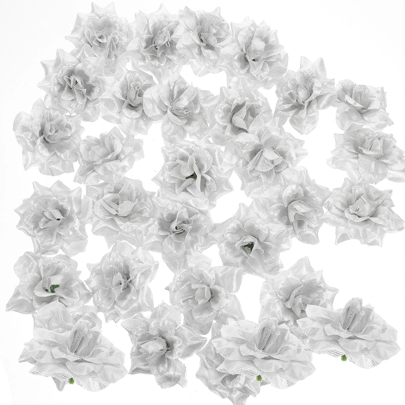 

50pcs Lifelike Artificial Silk Wedding Christmas Party Embellishment for Clothes Hats Album Bows Crafts Home