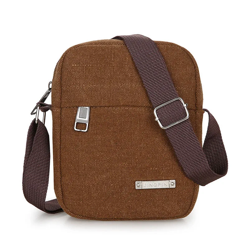 Bolso de lona para hombre, bolsos de mensajero, bolsos casuales para hombre, bolso de bolsillo con cremallera, bolso de moda, bolsos cruzados de viaje para hombre