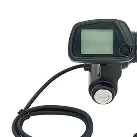 Urban Commuting 48V Black Scooter for accelerator LCD Display Throttle Governor Smooth Acceleration Quick Mounting Two Keys