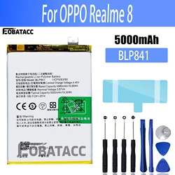 100% New Original Battery  BLP841 For  OPPO Realme 8 Battery + Free Tools