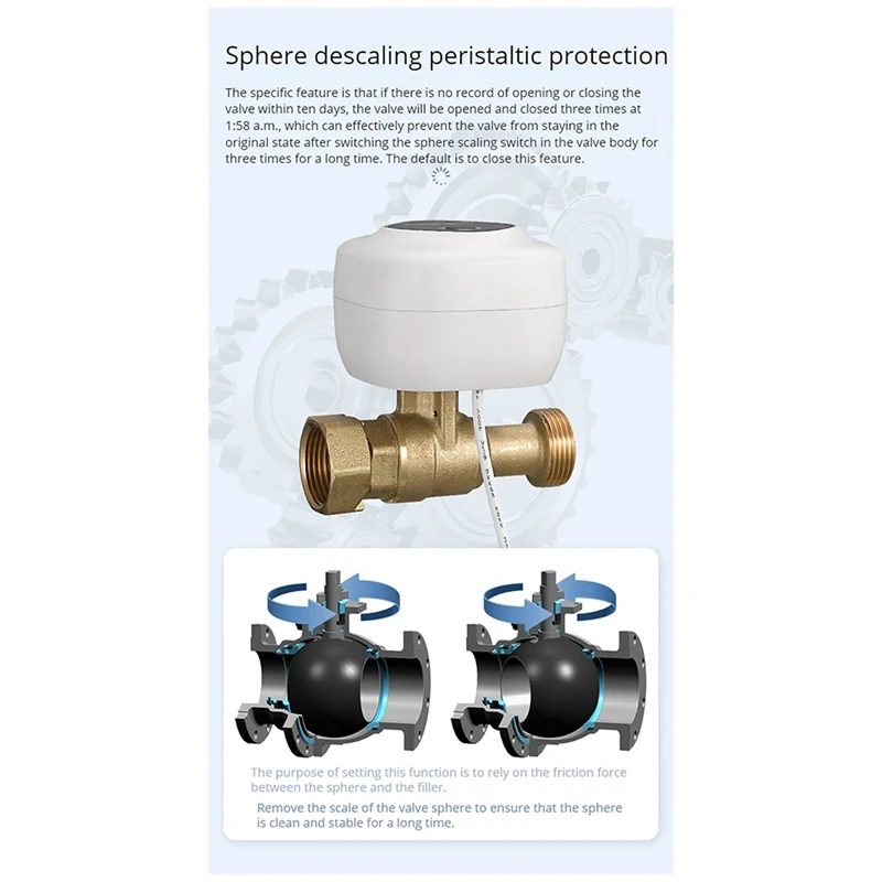 Smart Wifi Water Vavle Gas Shutoff per APP Wireless Control Timer Alarm Automation Linkage Valve Alexa Comparible