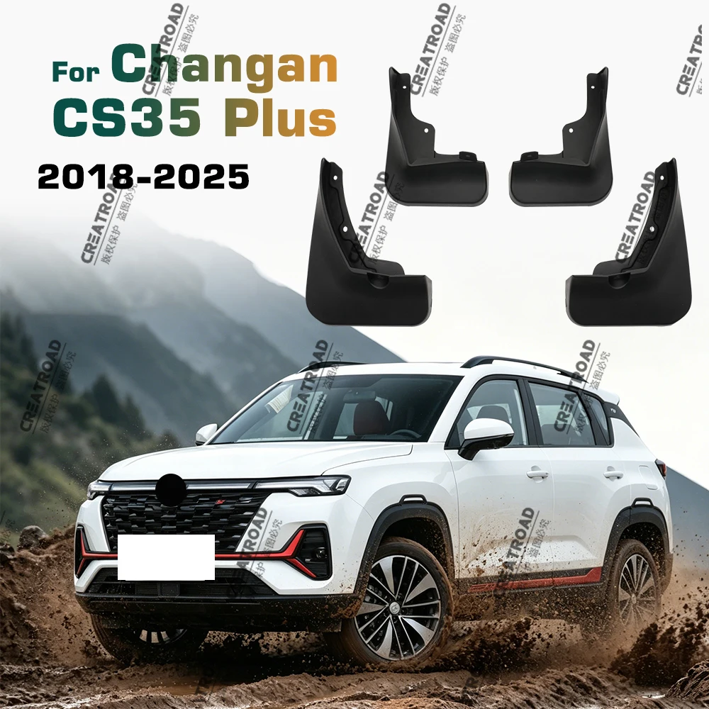 Für Changan CS35 Plus 2018 2019 2020 2021 2022 2023 2024 2025 Kotflügel Schmutzfänger Spritzschutz Schmutzfänger-Set
