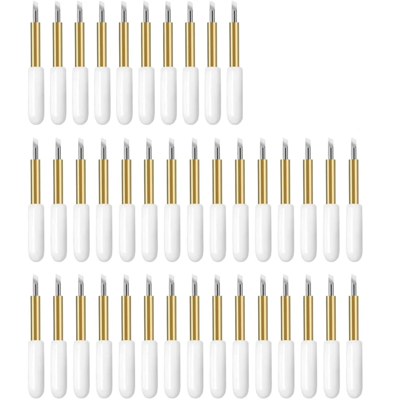 Сменные лезвия A76K с тонкой точкой, 40 шт., для станка для резки Cricut Maker 4/Maker 3/Explore 4/Explore Air 2/Air 3