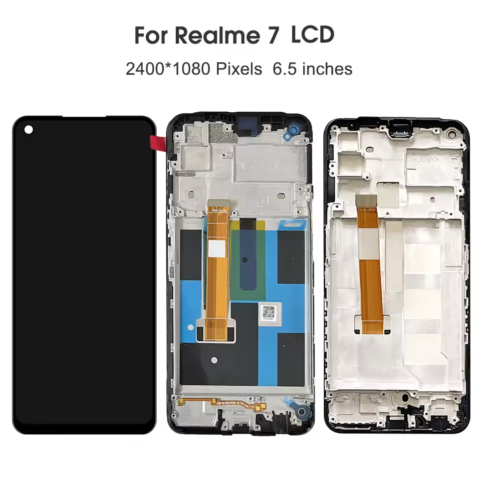 OEM For OPPO Realme 7 4G 5G RMX2155 RMX2111 For Realme 7 LCD Display Touch Screen Digitizer Assembly Replacement