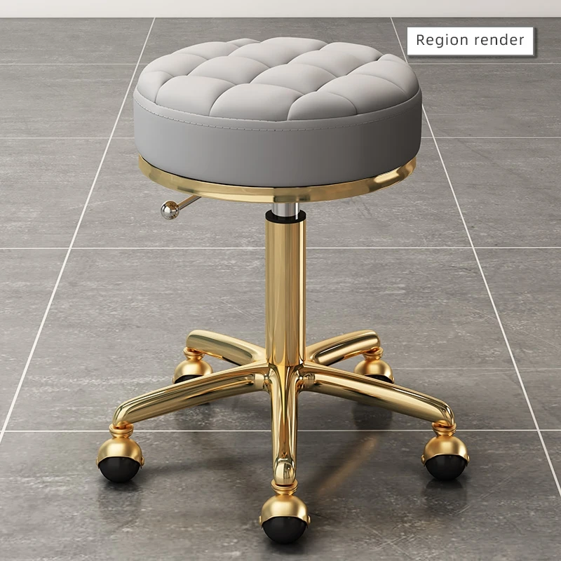 Rotary Lifting Round Stool Home Furniture Pedicure Chair Salon Chairs Small Round Stool Beauty Stool Barber Chair Office Chairs