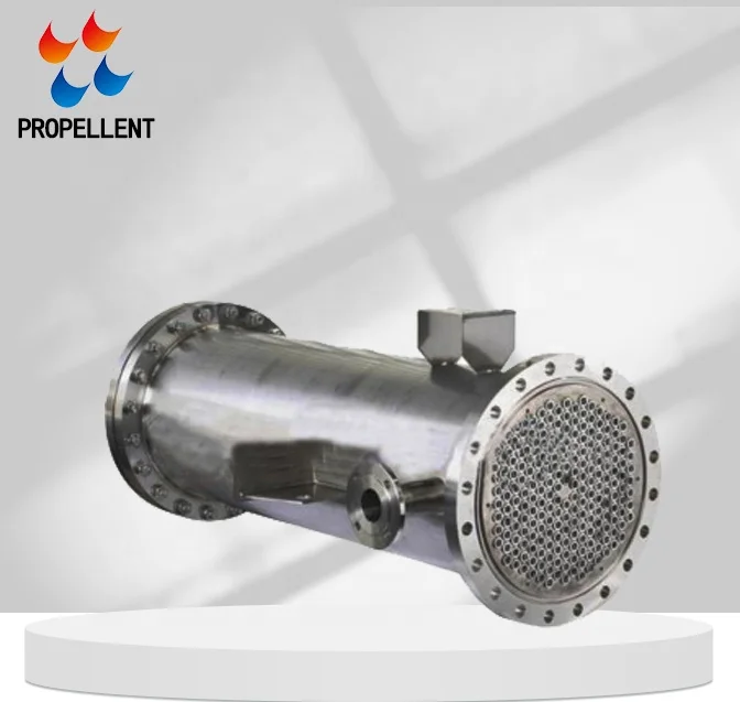 Corrosion-Resistant Tube Heat Exchanger for Chemical Acid-Base Fluid Cooling & Solvent Purification