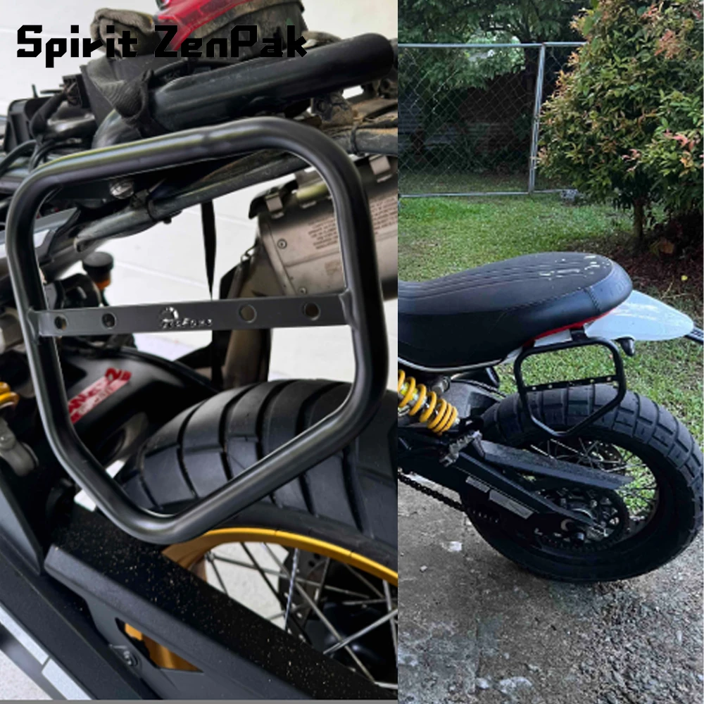 Side Trunk Bag Holder Fit Scrambler 800 Scrambler 400 2015-2023 Saddlebag Trunk luggage Support Bracket
