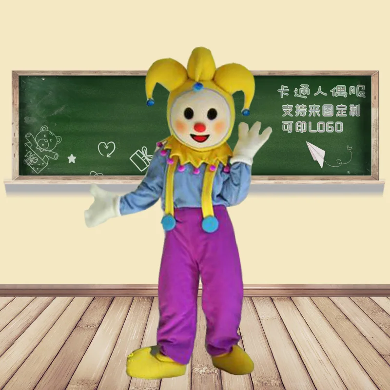 New Clown Mascot Costume Cosplay Clown Mascotte Fancy Dress Character Carnival Halloween Christmas Celebration Animal Costume