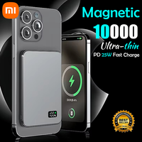 Xiaomi 10000mAh Ultra-Thin Magnetic Wireless Power Bank PD25W Fast Charging Portable Battery for Magsafe For iPhone Samsung 2025