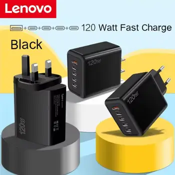 Orijinal Lenovo 5 port USB tip-c PD şarj hızlı şarj PD hızlı şarj 3.0 USB C telefon şarj adaptörü için Xiaomi Samsung