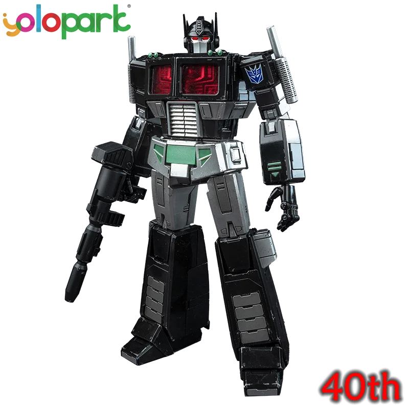 YOLOPARK Transformers G1 Toy Nemesis Prime Action Figure 40th with Upgraded Weaponry, 7.87 Inch Highly Articulated Collectible