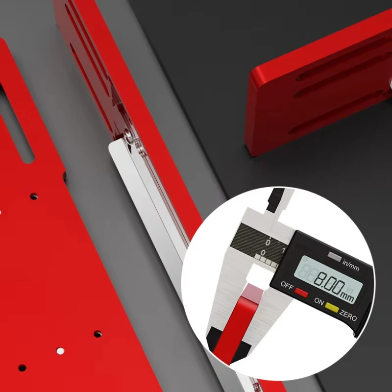 قاعدة آلة القطع 2 في 1، تصميم بدون مثقاب من سبائك الألومنيوم بسمك 8 مم متوافق مع قاعدة قطع النماذج السلكية واللاسلكية #4