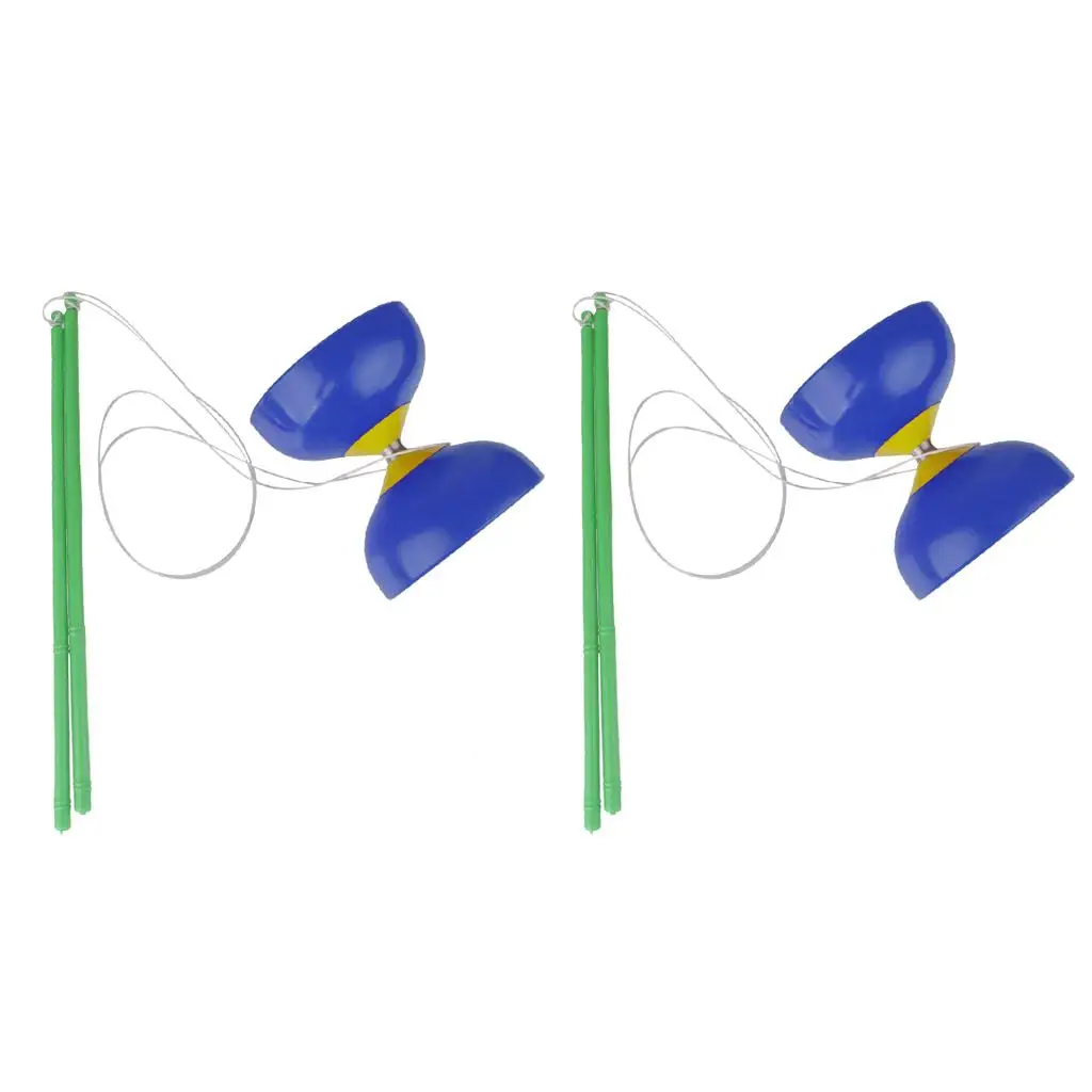 

2 шт. ретро-диболеды с палочками, традиционные игры, китайский синий цвет