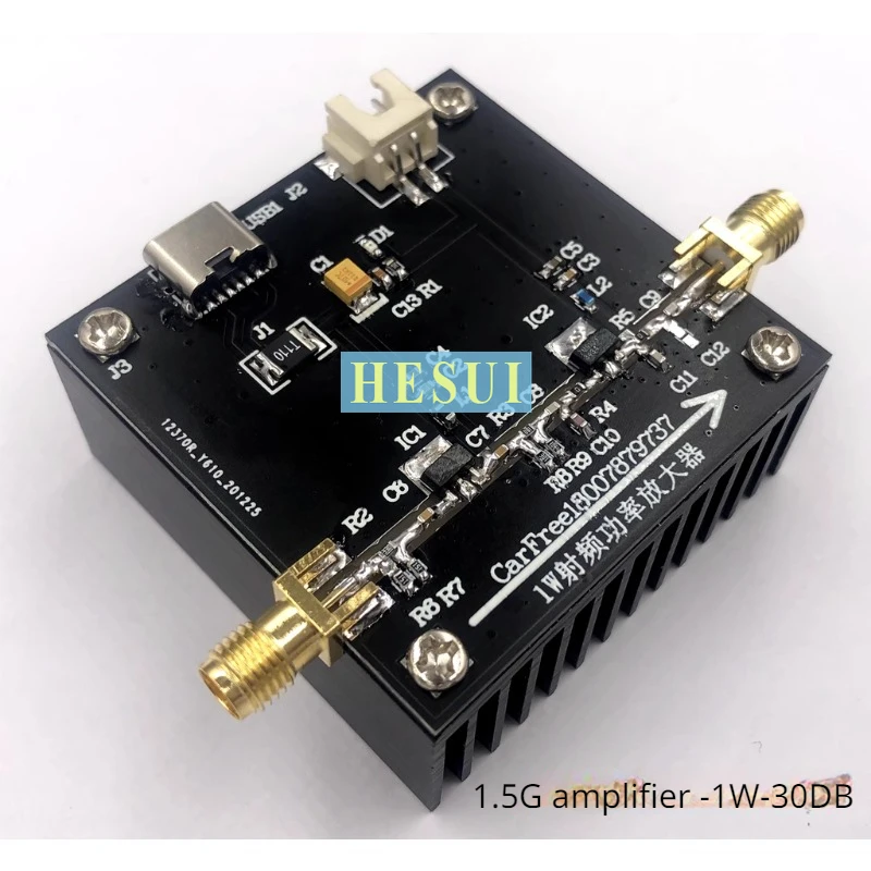 1.55GHz 1W 30DB GPS RF power amplifier