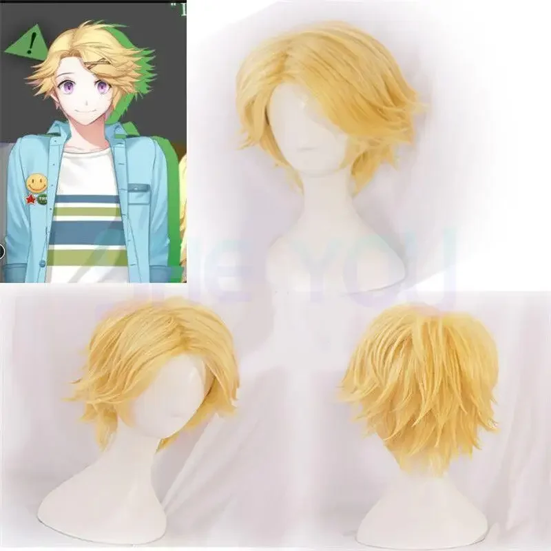 Mystic Messenger Cosplay Wigs, 707 Yoosung Vermont V Wigs, Luciel Choi Vermont Jumin Han Heat Degree Synatale tic Hair, Costume Wigs